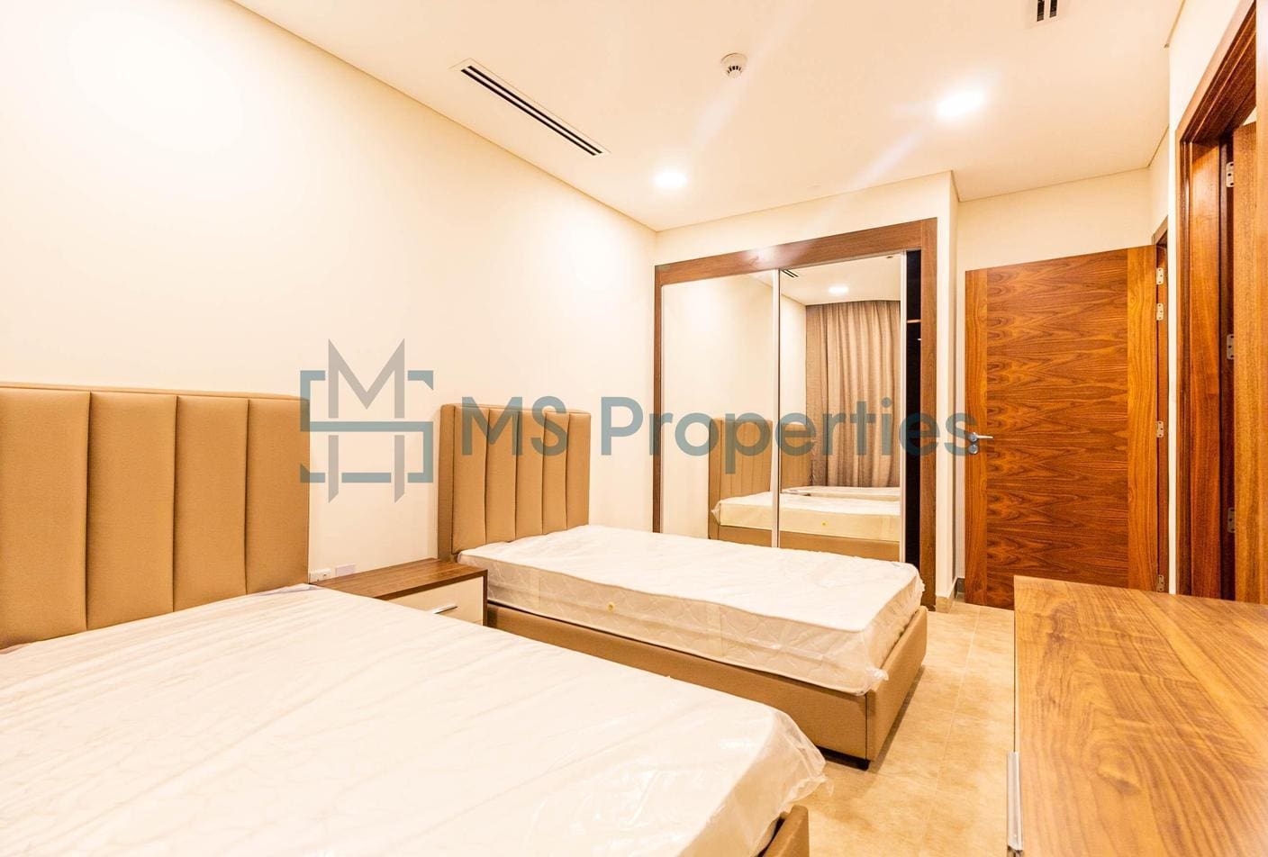Contemporary 2BHK Apartment with Balcony
