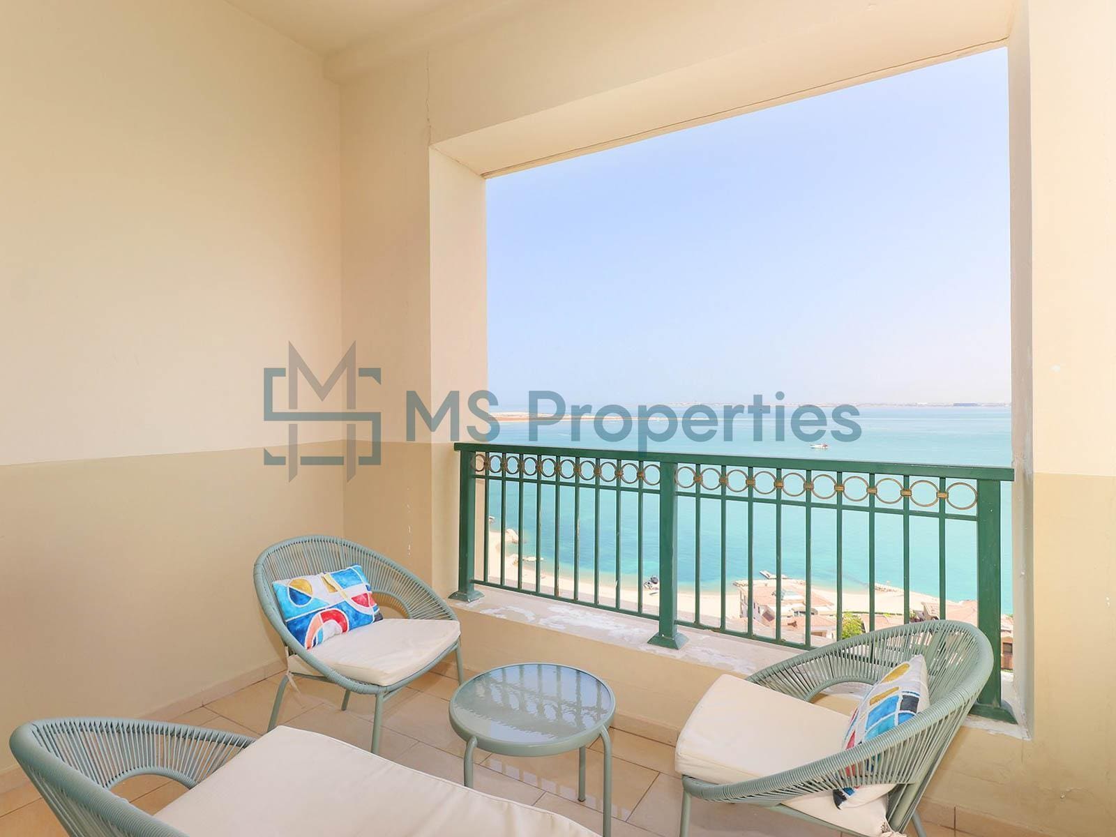 Beautiful 2BHK Apartment with Sea View Balcony
