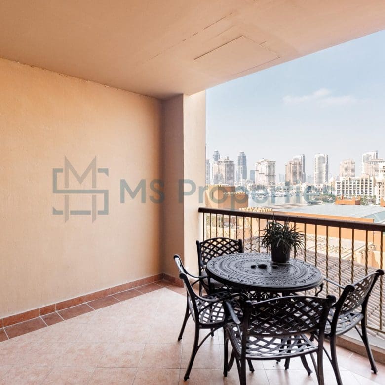 Full Marina View | Studio Flat w/ Perfect Balcony
