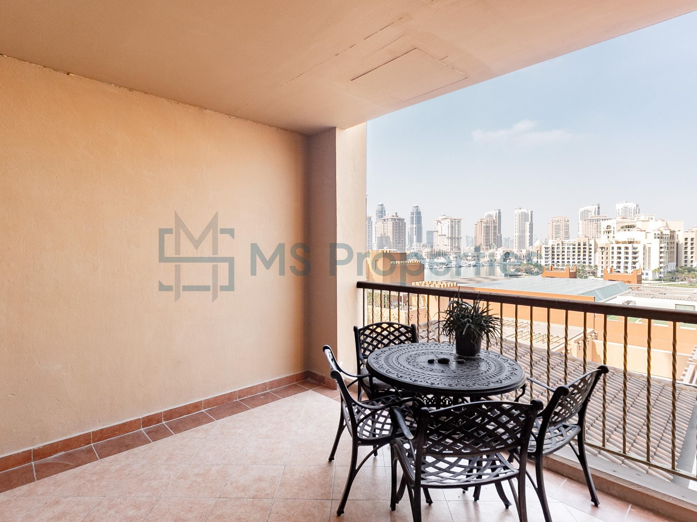 Full Marina View | Studio Flat w/ Perfect Balcony