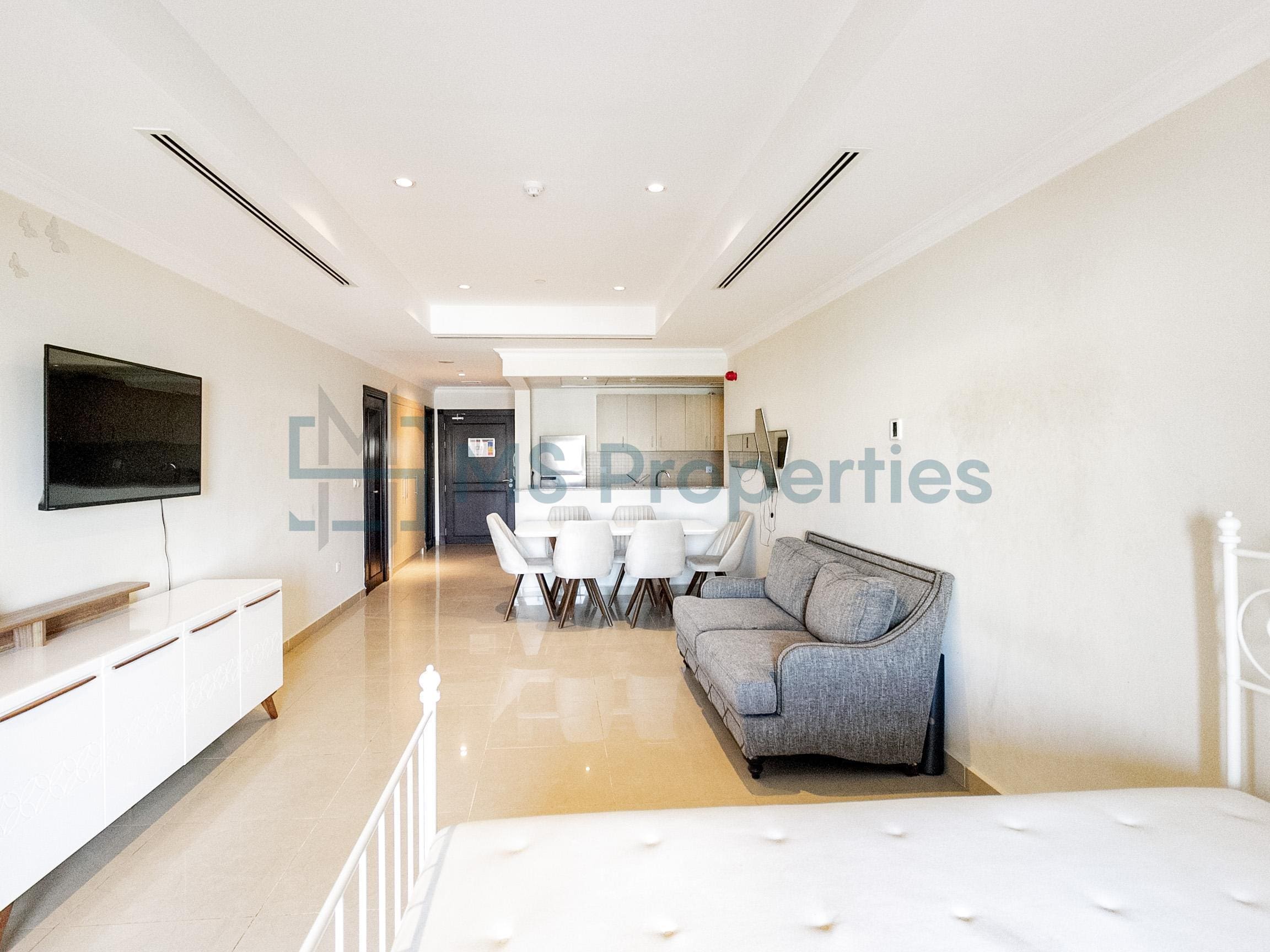 Full Marina View | Studio Flat w/ Perfect Balcony