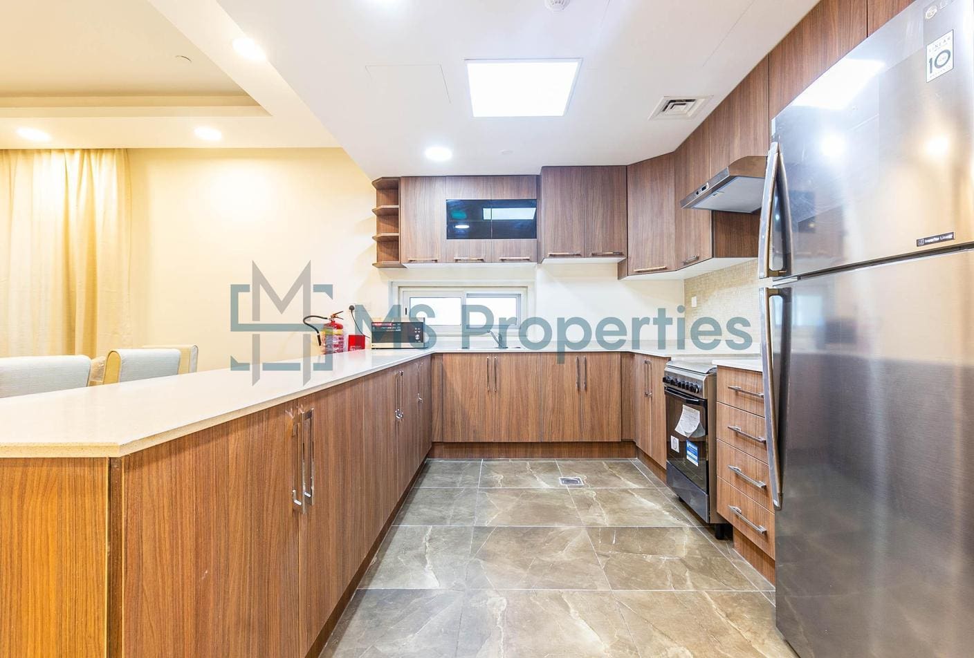 Contemporary 2BHK Apartment with Balcony