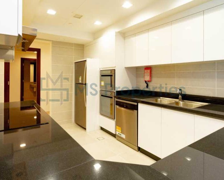 Modern Elegance 2BHK + Maid Room Flat with Balcony