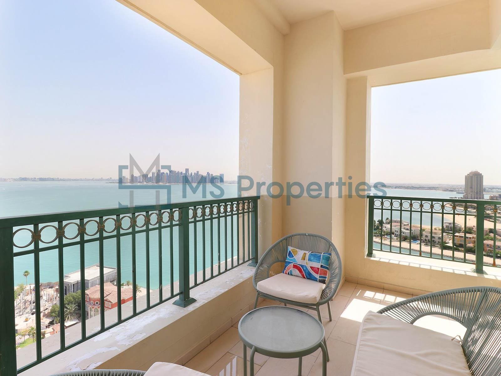 Beautiful 2BHK Apartment with Sea View Balcony