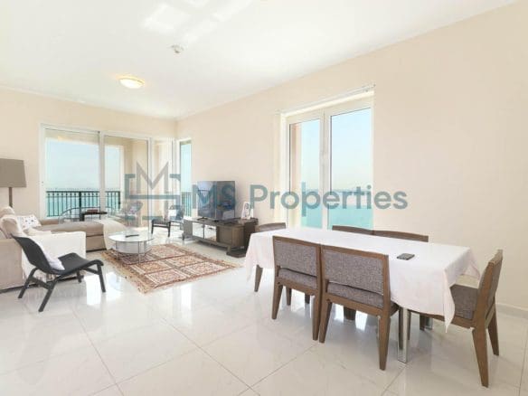 Beautiful 2BHK Apartment with Sea View Balcony