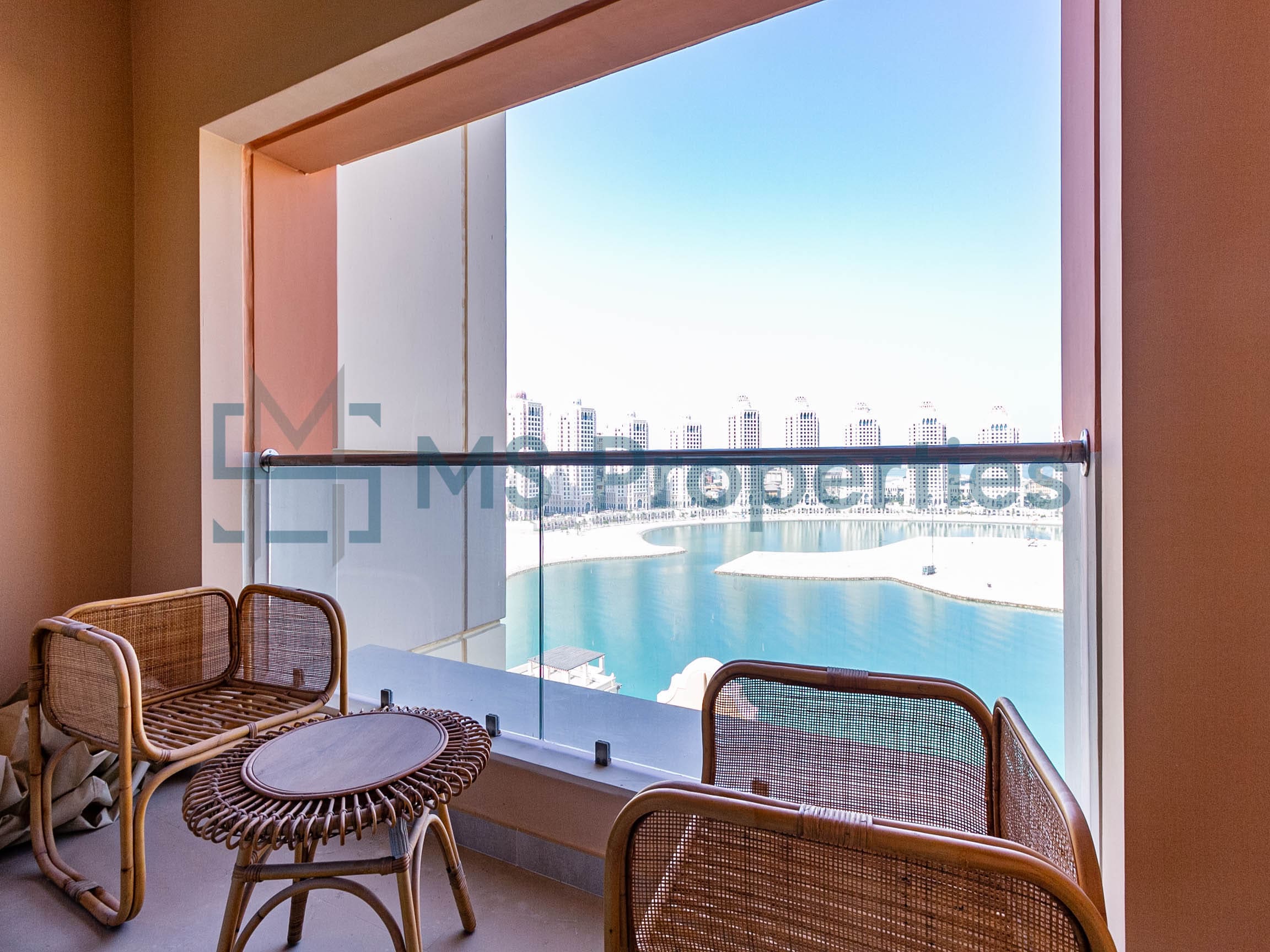 Spacious Cozy 1BHK Flat with Marina View Balcony