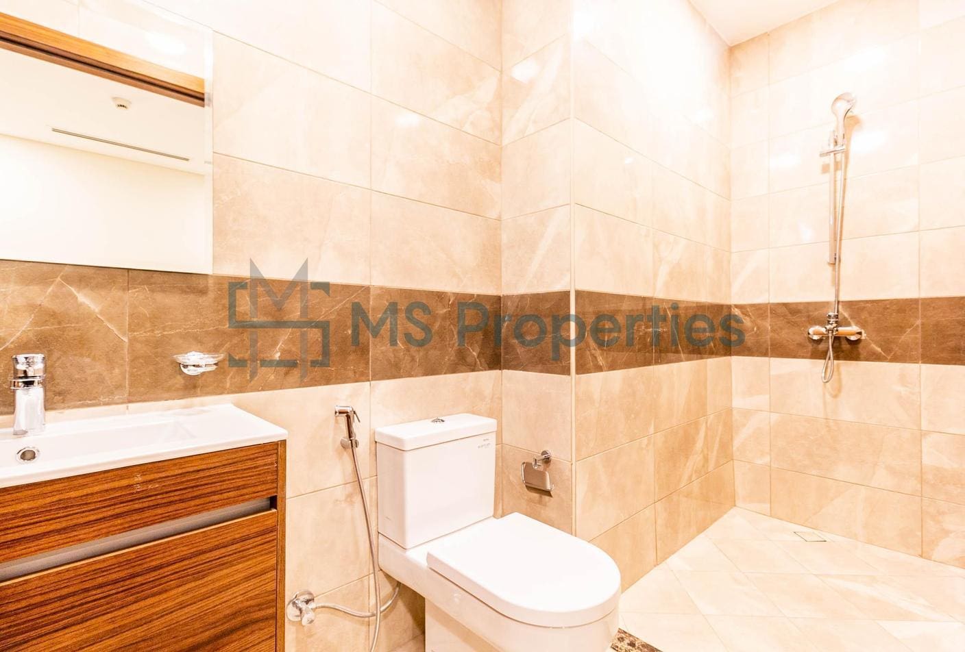 Contemporary 2BHK Apartment with Balcony