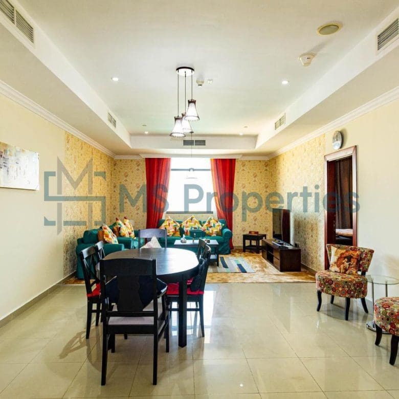 Spectacular 2BHK Flat with Marina View Balcony