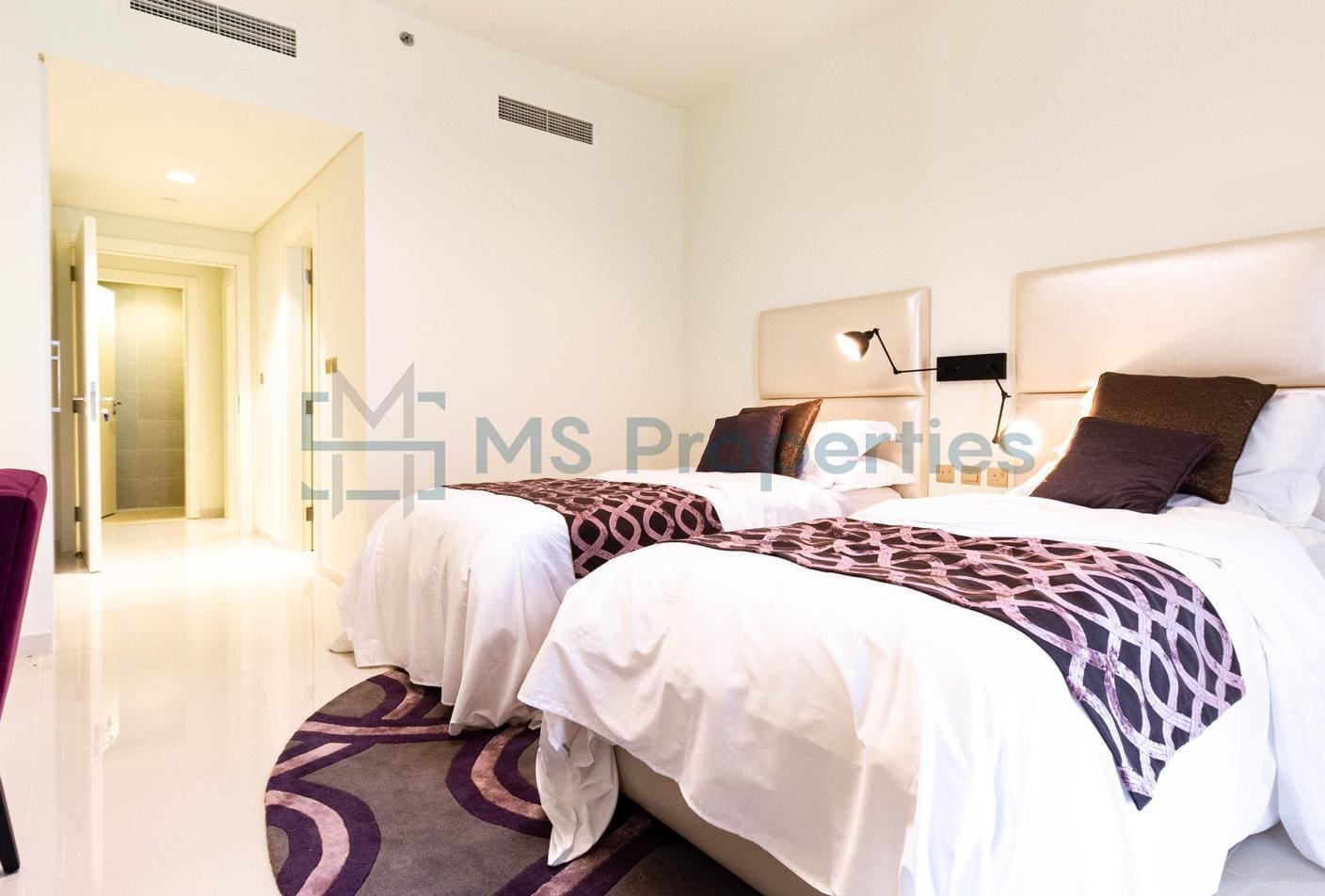 Bright and Perfect 2BR Flat with Sea View Balcony