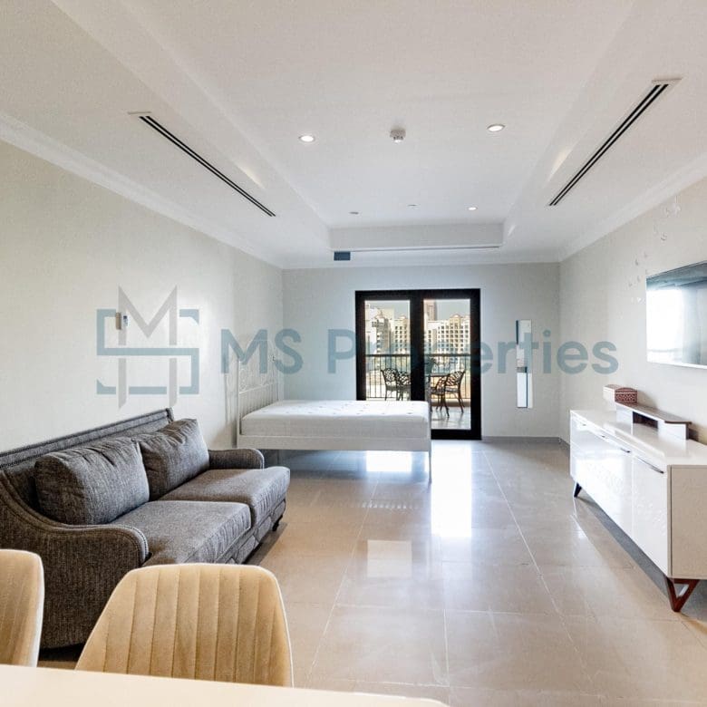 Full Marina View | Studio Flat w/ Perfect Balcony