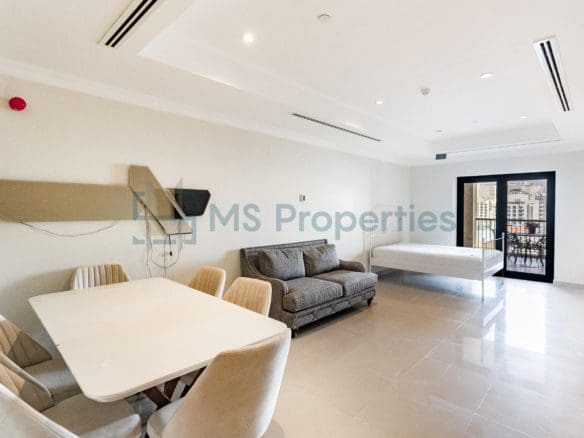 Full Marina View | Studio Flat w/ Perfect Balcony
