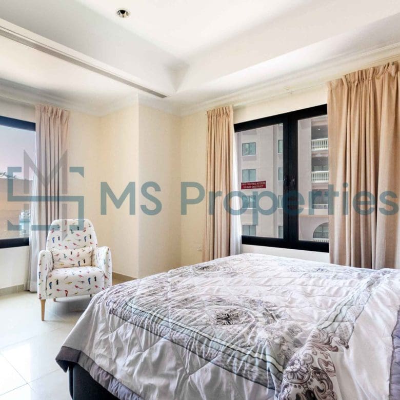 Sophisticated 2BR Apartment | Marina View Balcony