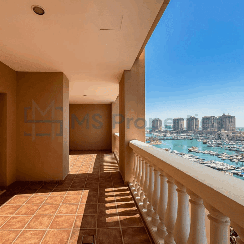 Spacious 1BHK Apartment with Balcony in The Pearl