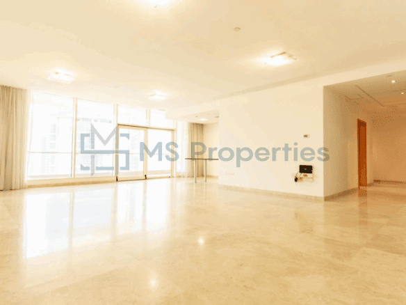 Spacious 3BHK+Maid Flat with Balcony +QC Included