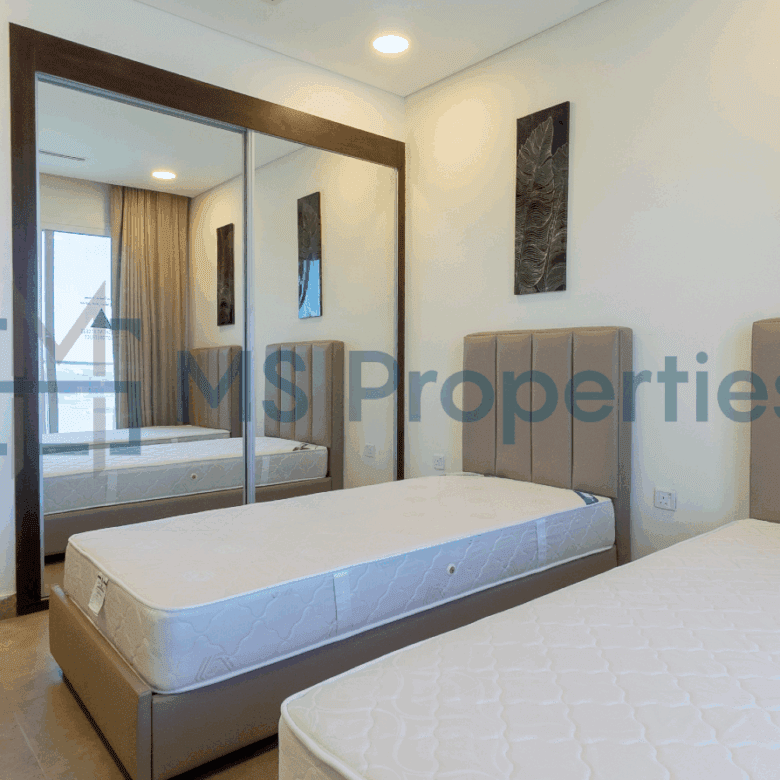 Modern Layout 2BR Apartment with Balcony