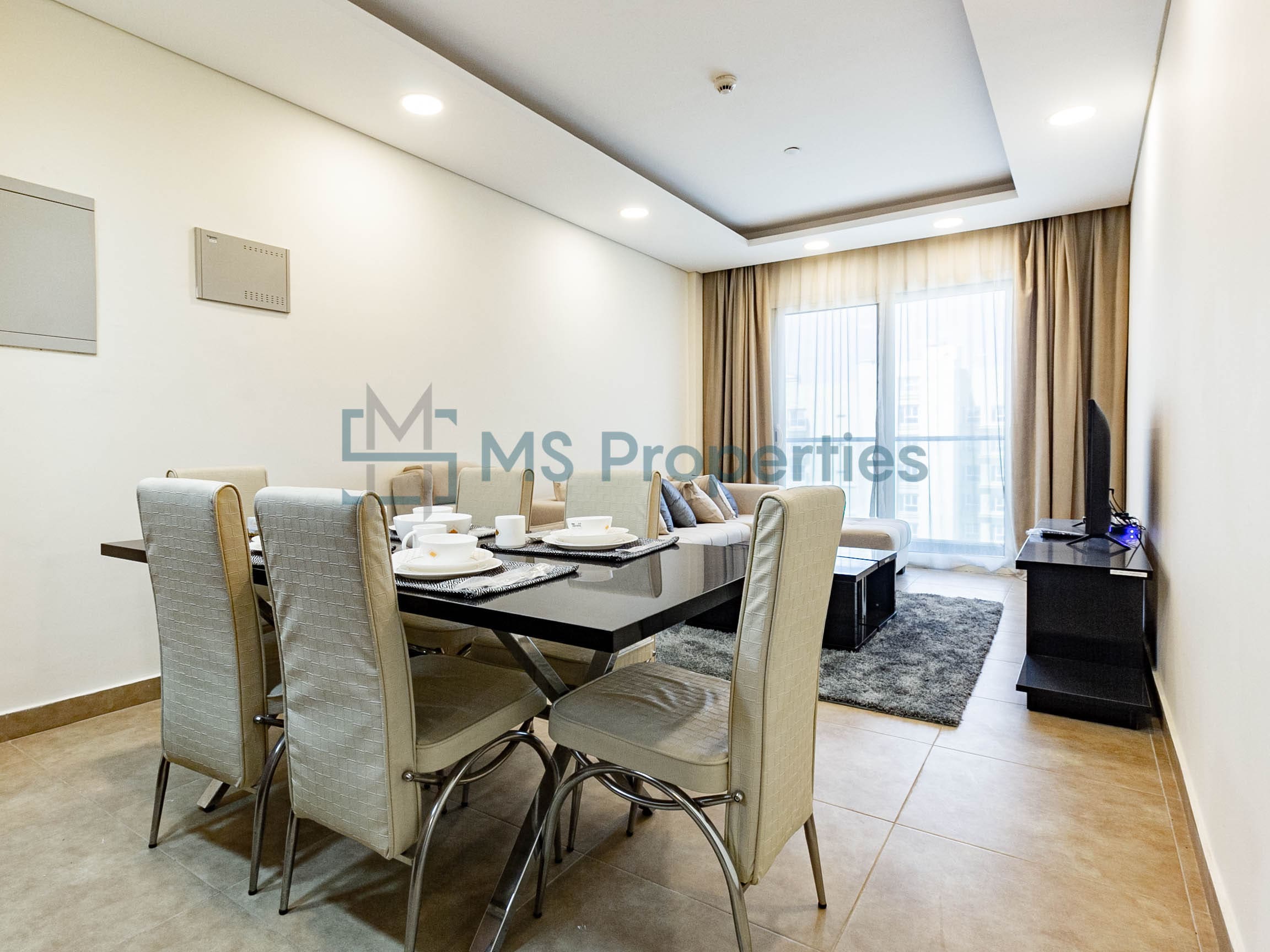 Modern Layout 2BR Apartment with Balcony