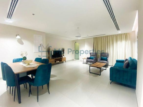 Furnished 2BR Apartment with Amazing Balcony