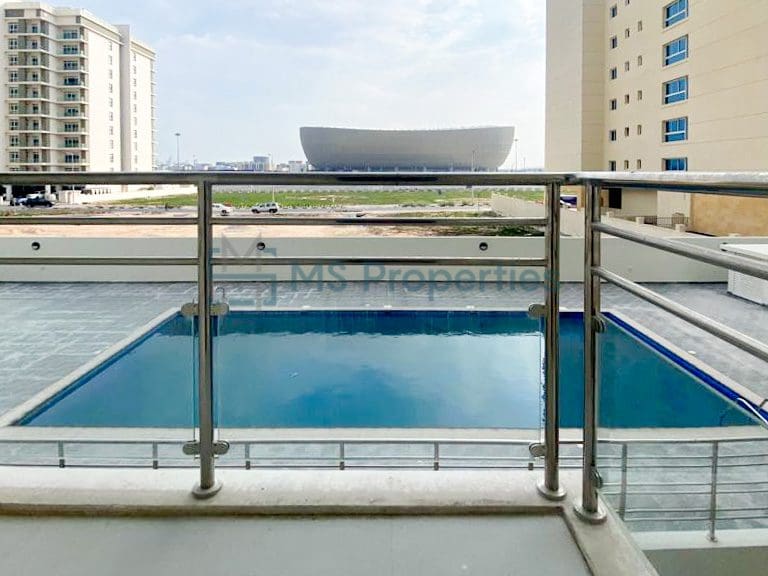 Furnished 2BR Apartment with Amazing Balcony