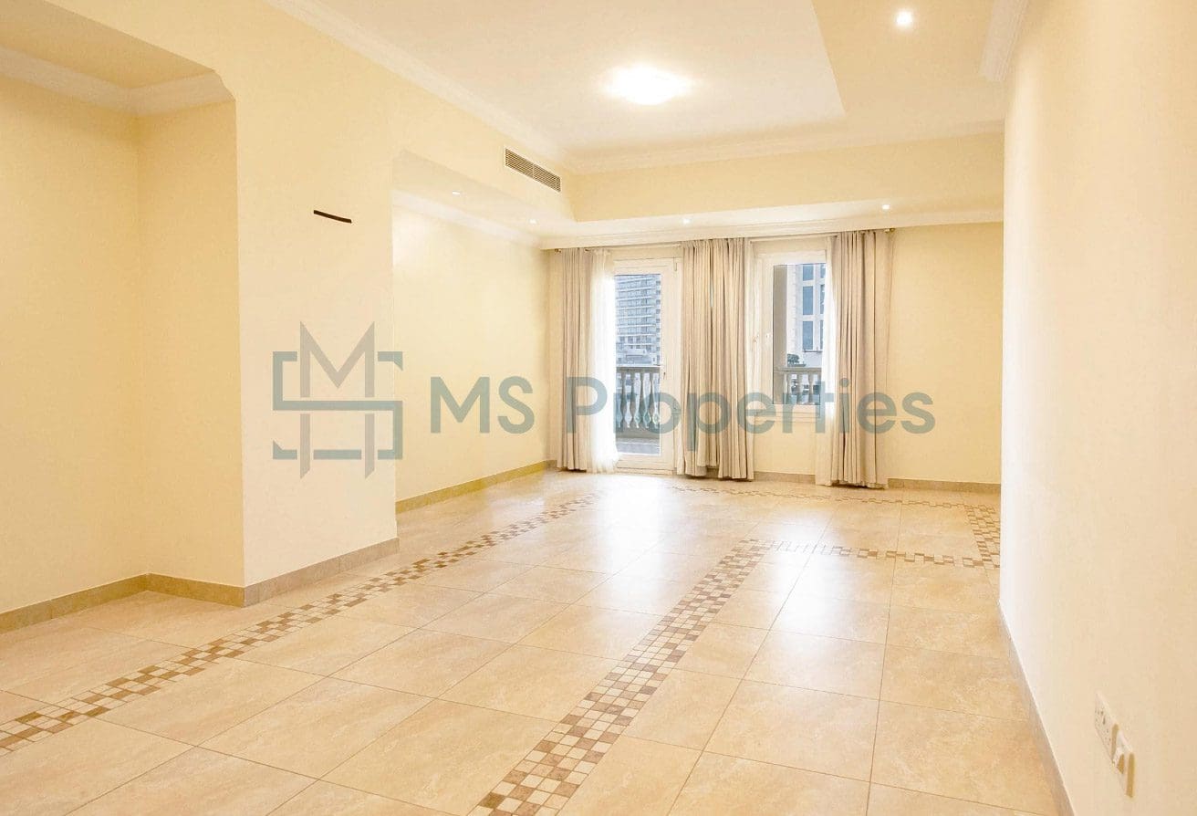 Spacious 1BHK in The Pearl with Great View Balcony