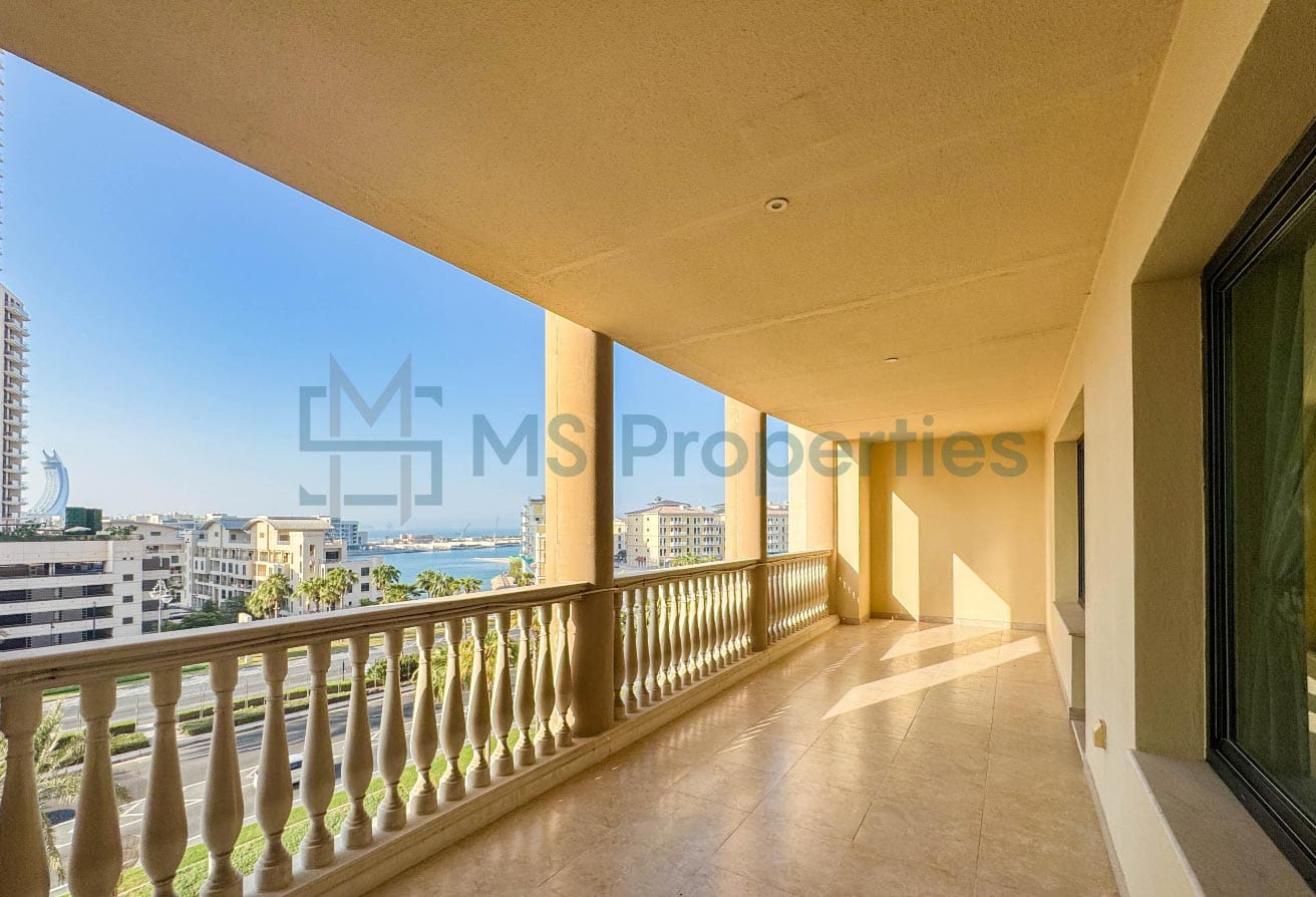 Spacious 1BHK in The Pearl with Great View Balcony