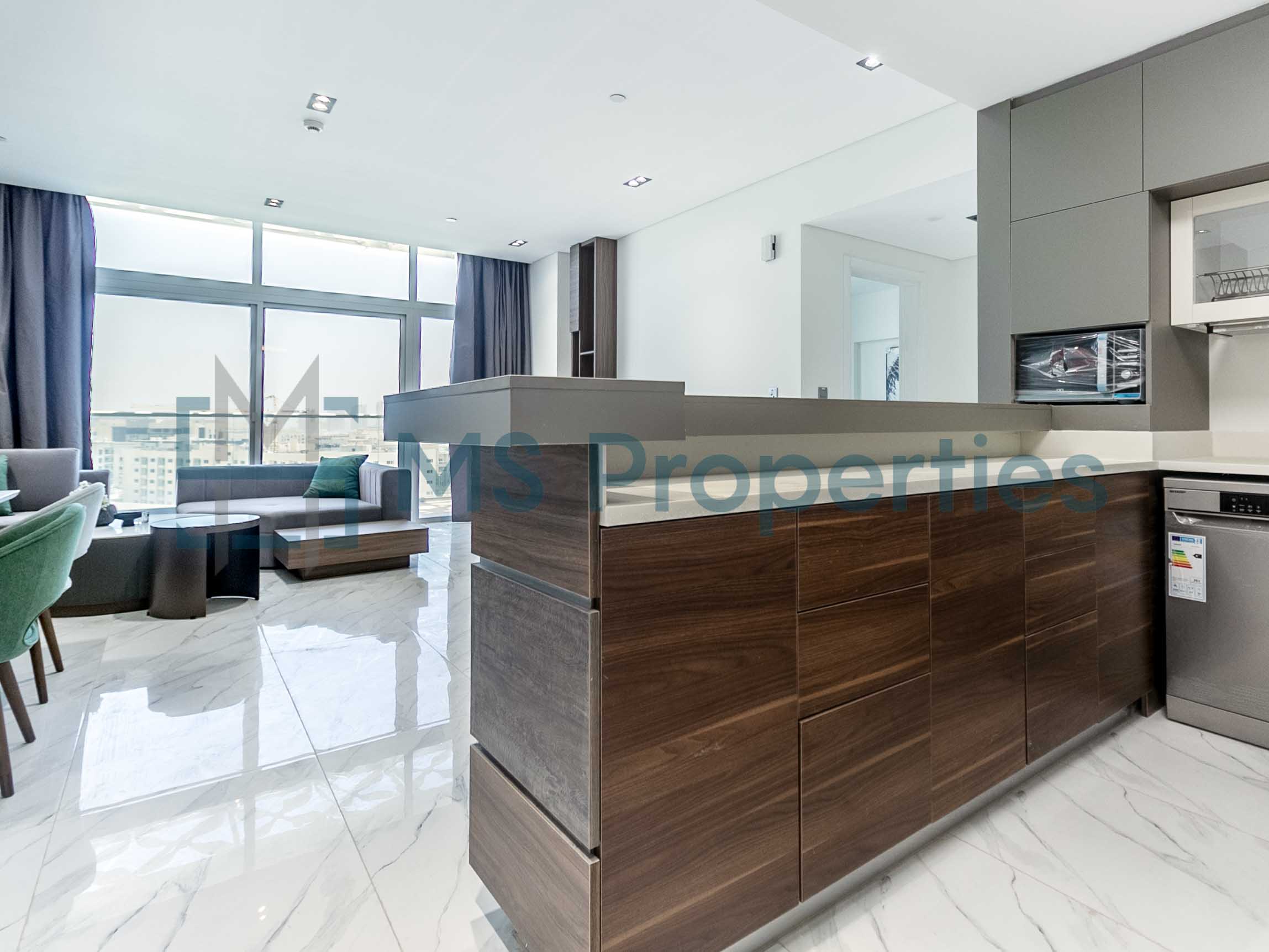 Premium 1BR Apartment | Stunning View in Lusail