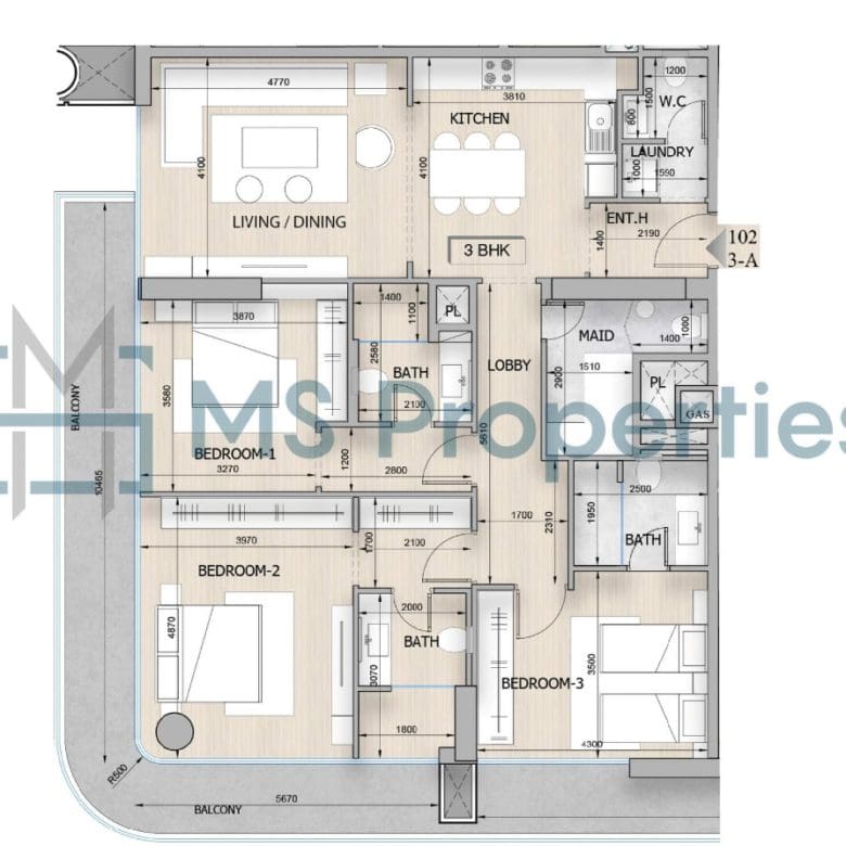 New 3BHK Luxurious Apartment No Commission Charge