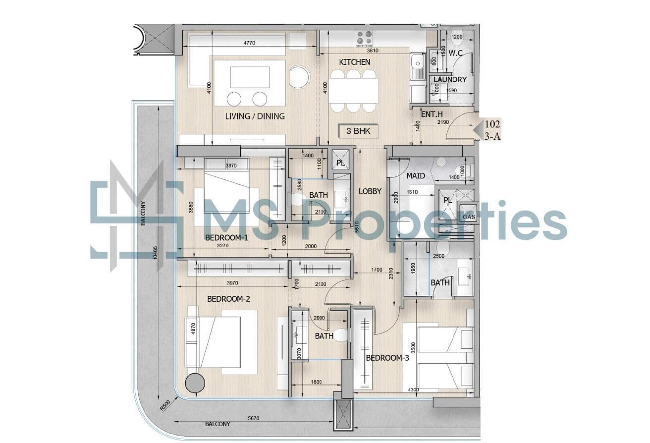 New 3BHK Luxurious Apartment No Commission Charge