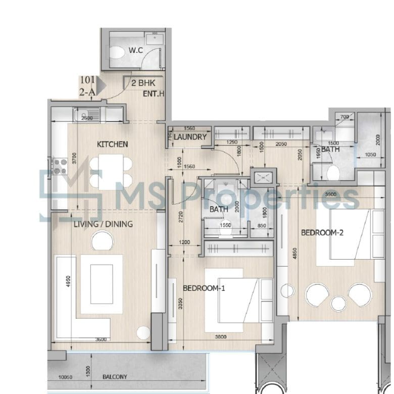 Amazing 2BHK Flats For Sale No Commission Charge