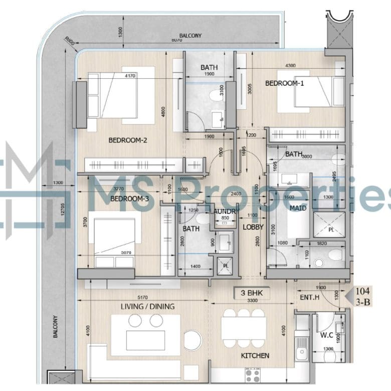 New 3BHK Luxurious Apartment No Commission Charge
