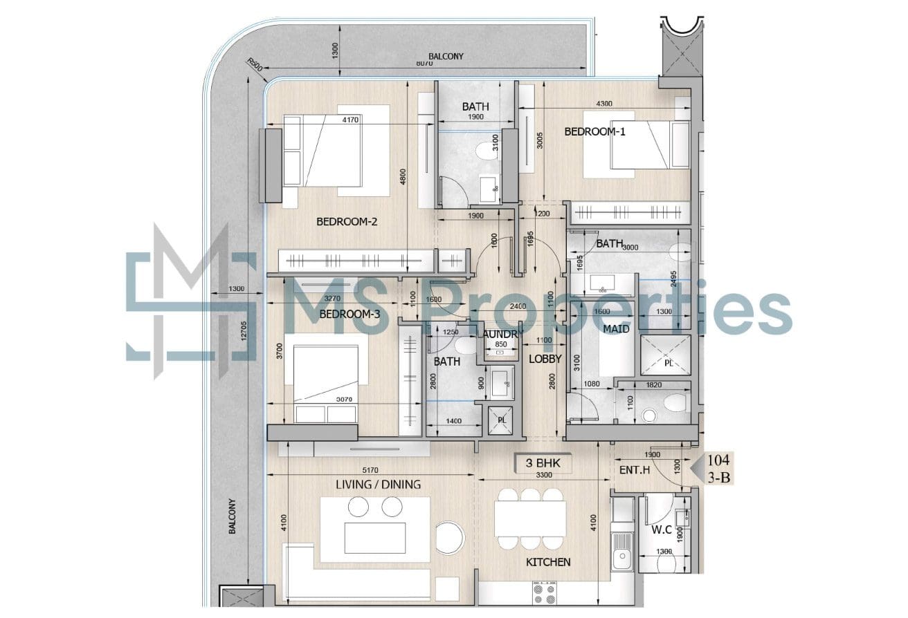 New 3BHK Luxurious Apartment No Commission Charge