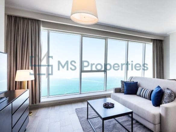 Good Investment | Pristine 1BR Apartment with Sea View