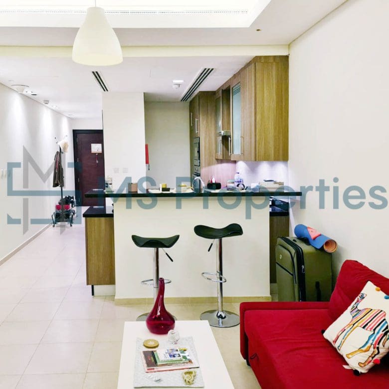 Amazing Studio Flat in The Pearl with Title Deed