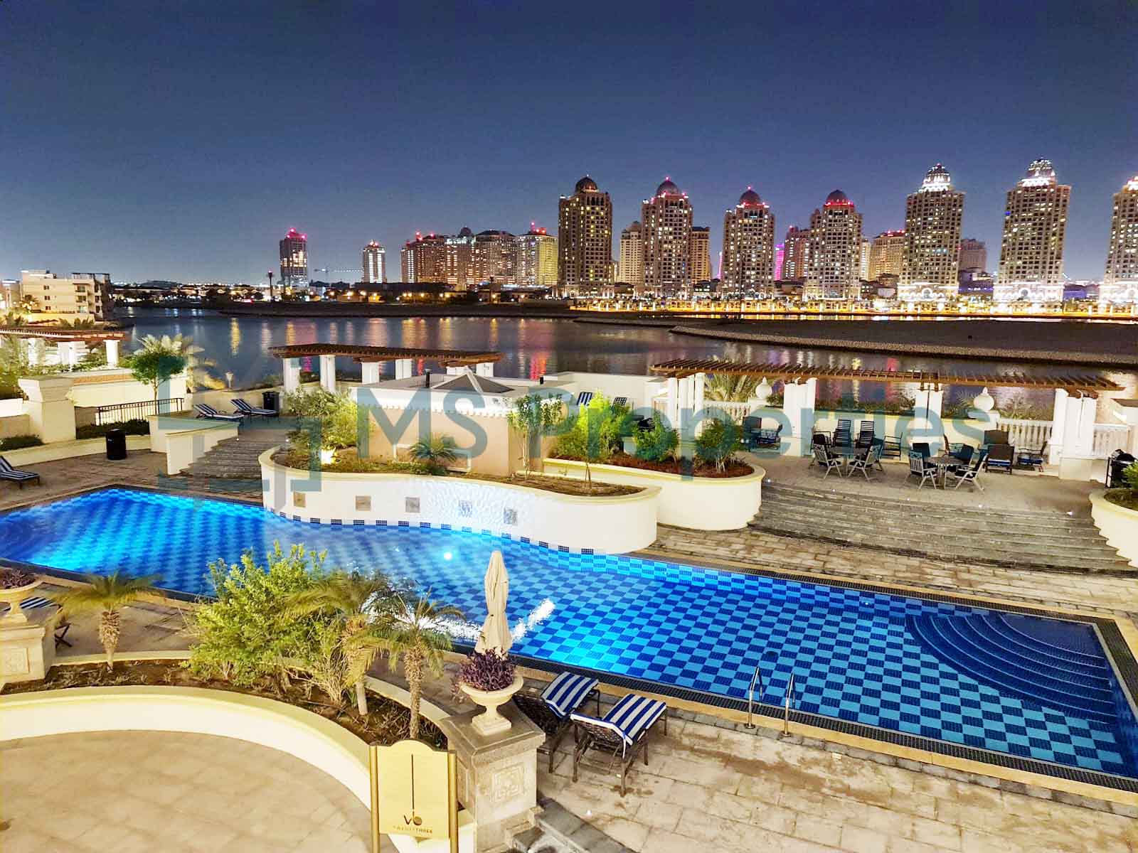 Amazing Studio Flat in The Pearl with Title Deed