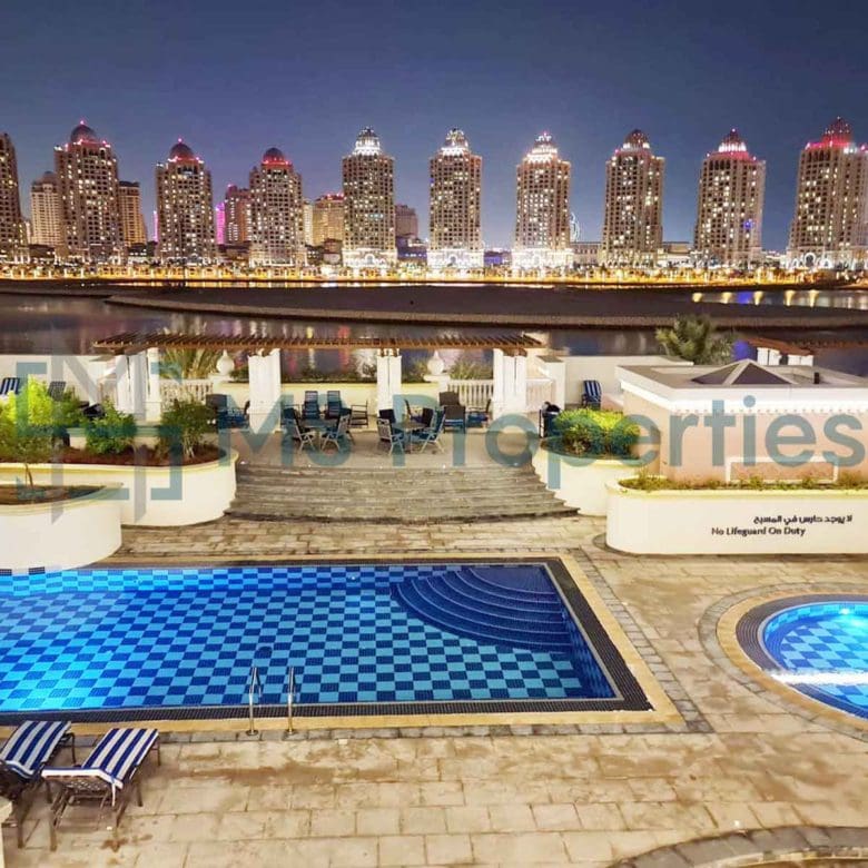 Amazing Studio Flat in The Pearl with Title Deed