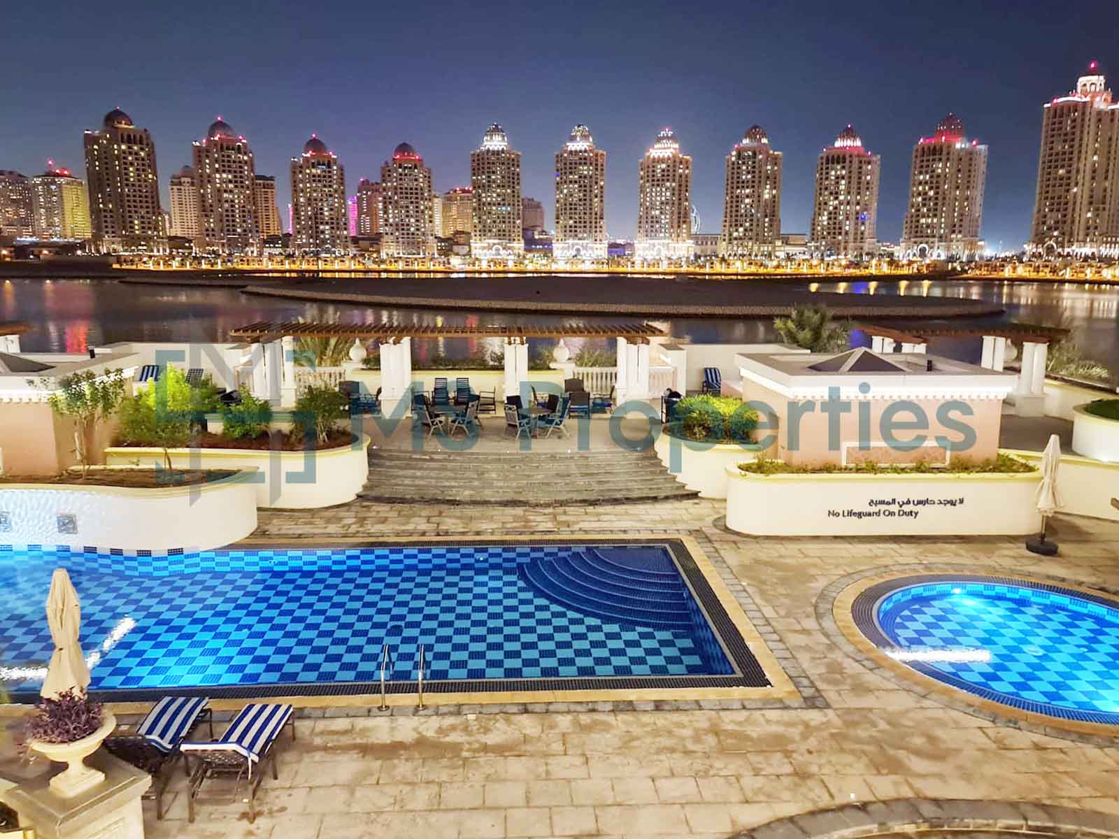 Amazing Studio Flat in The Pearl with Title Deed