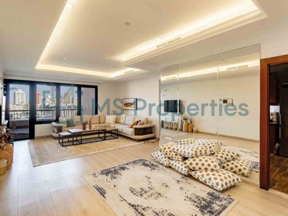 Sophisticated 2BHK Apartment | Marina View Balcony