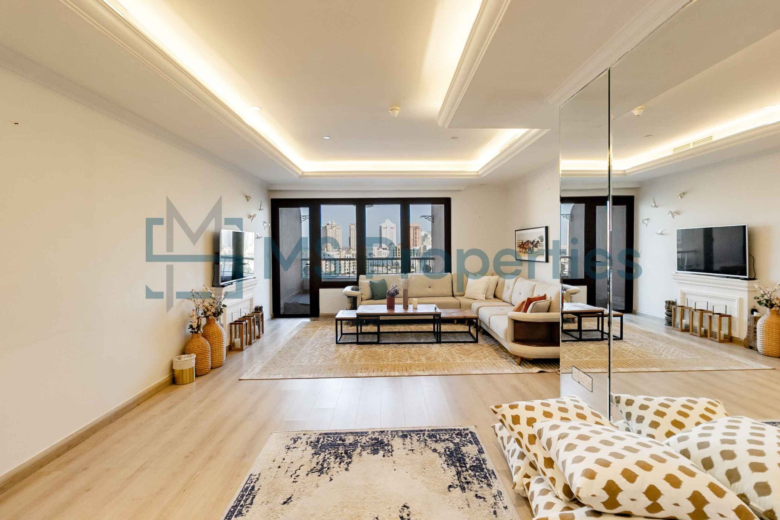 Sophisticated 2BHK Apartment | Marina View Balcony