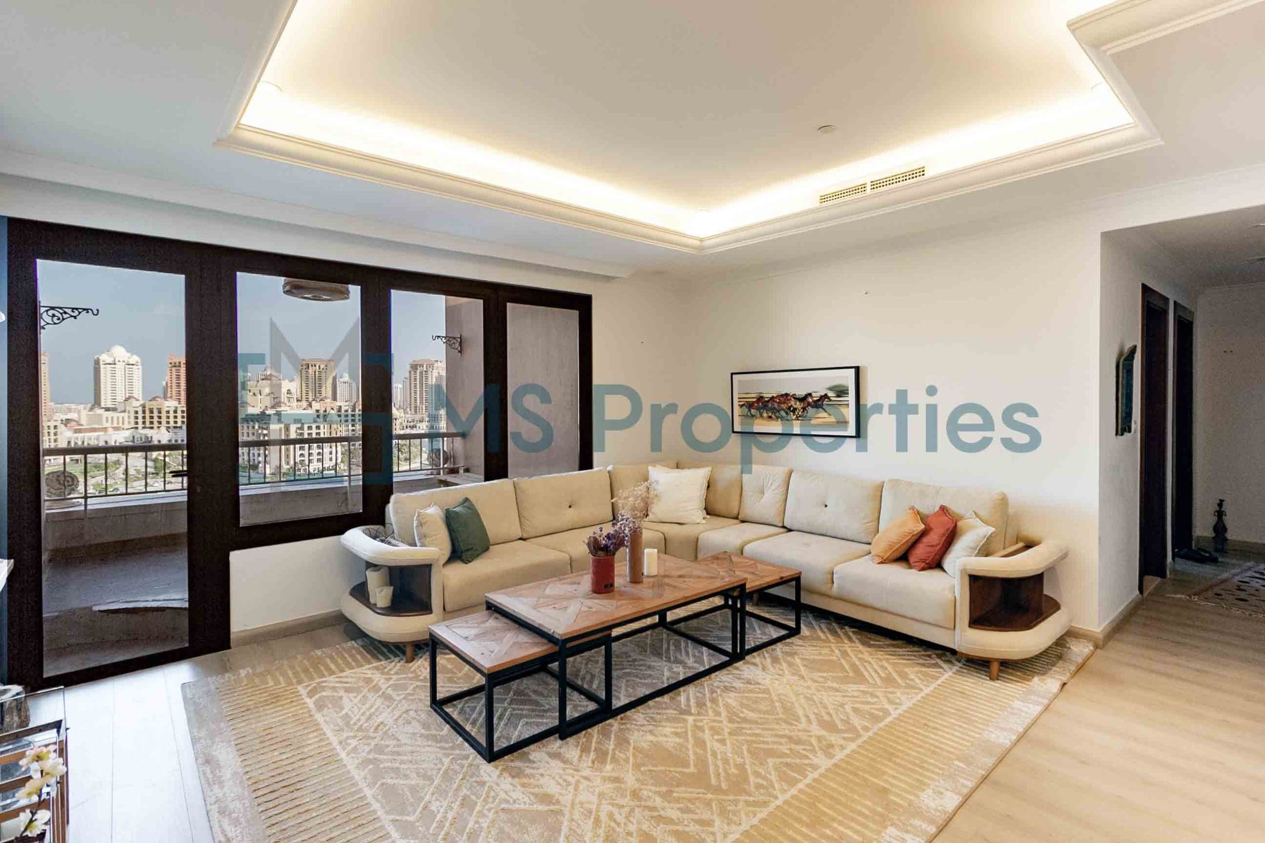 Sophisticated 2BHK Apartment | Marina View Balcony