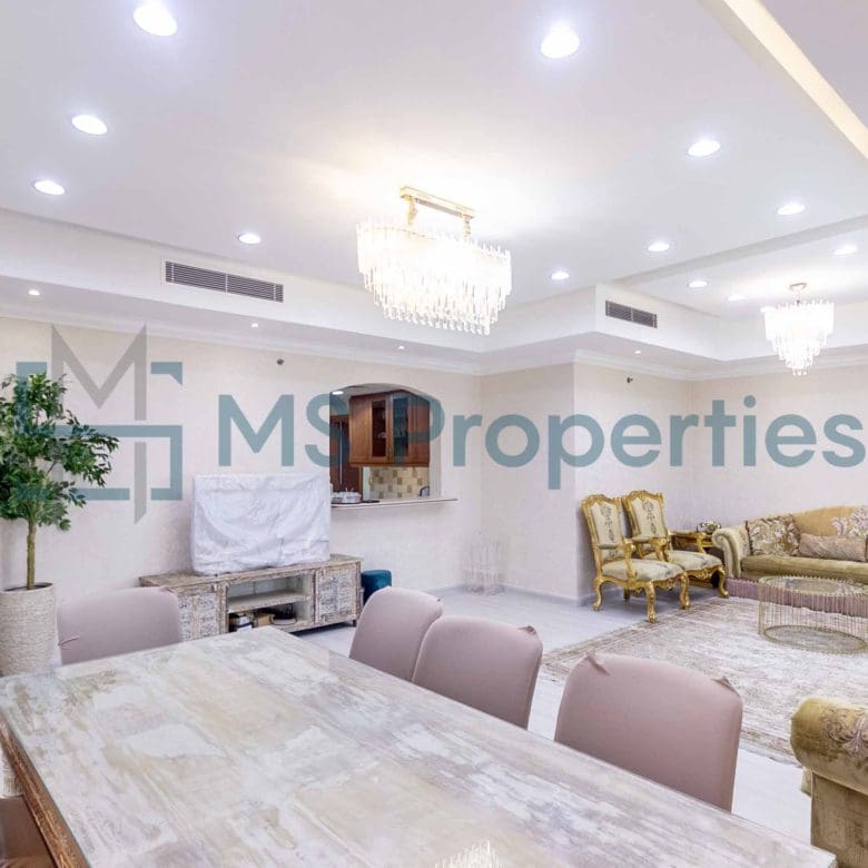 Elegant 3BR+Maid Flat with Marina Balcony For Sale
