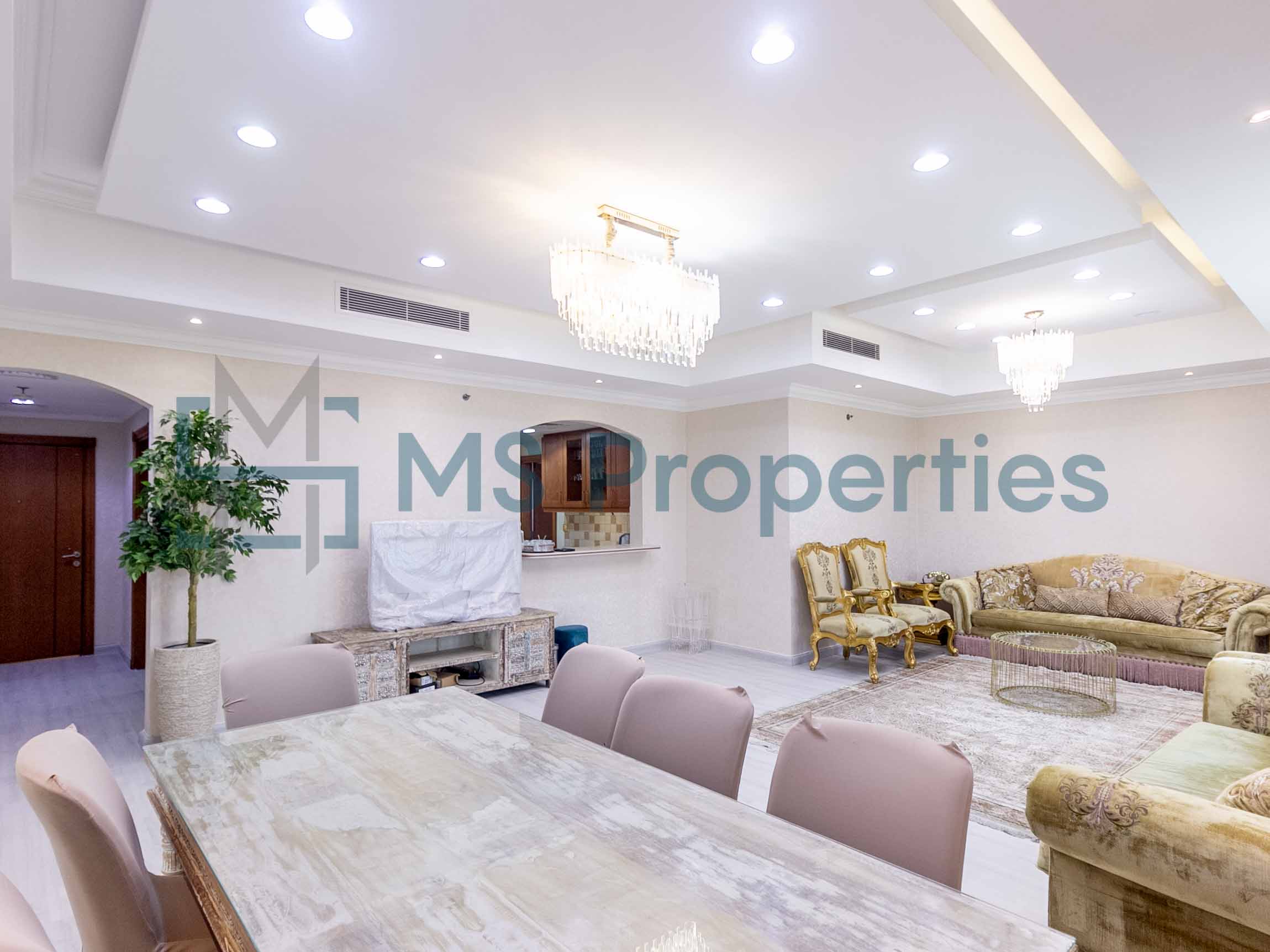 Elegant 3BR+Maid Flat with Marina Balcony For Sale