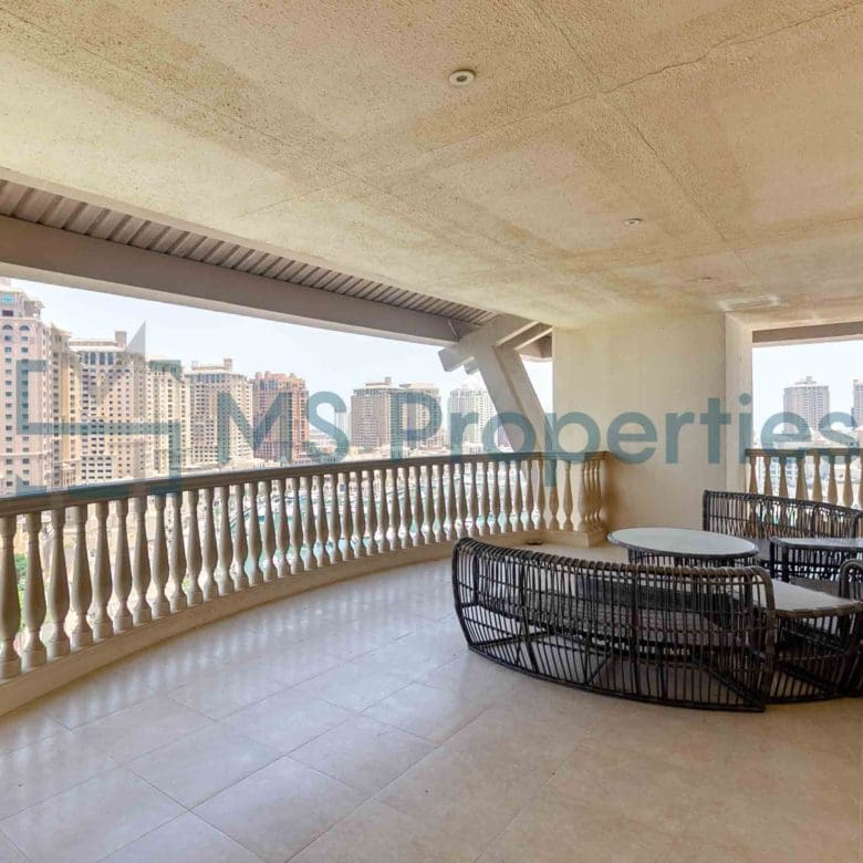 Elegant 3BR+Maid Flat with Marina Balcony For Sale