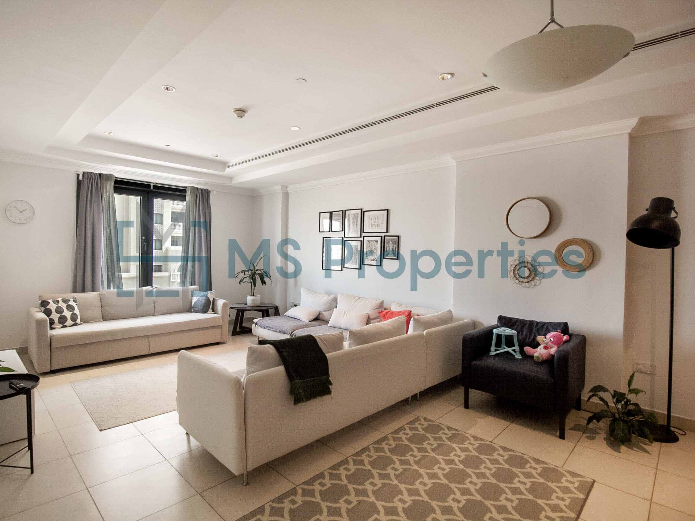 Modern 1-Bedroom Flat in the Heart of The Pearl