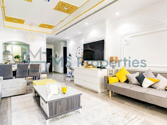 Luxurious 1BR + Office Flat with balcony For Sale