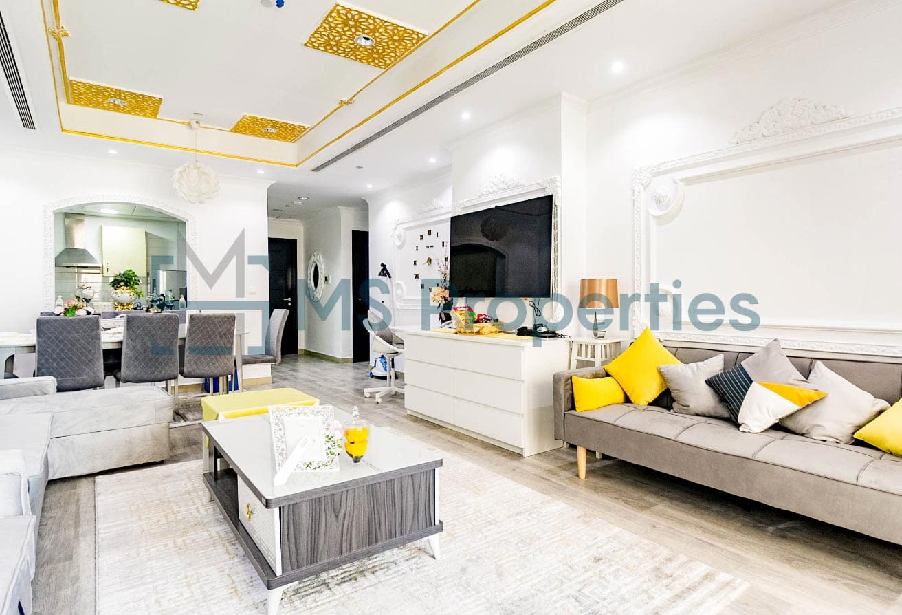 Luxurious 1BR + Office Flat with balcony For Sale
