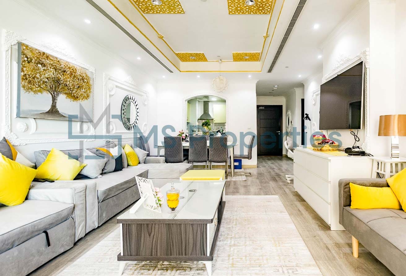 Luxurious 1BR + Office Flat with balcony For Sale