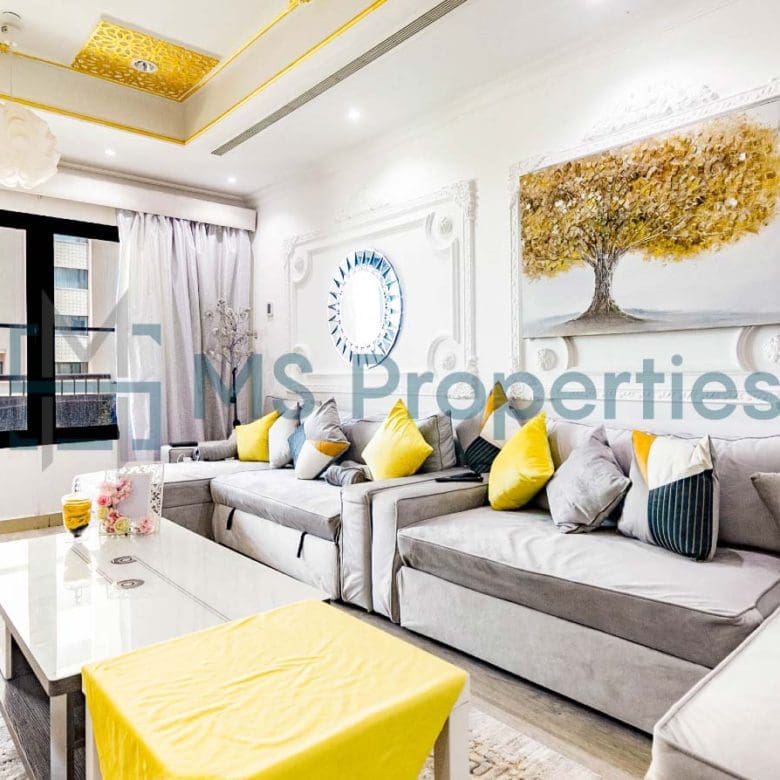 Luxurious 1BR + Office Flat with balcony For Sale