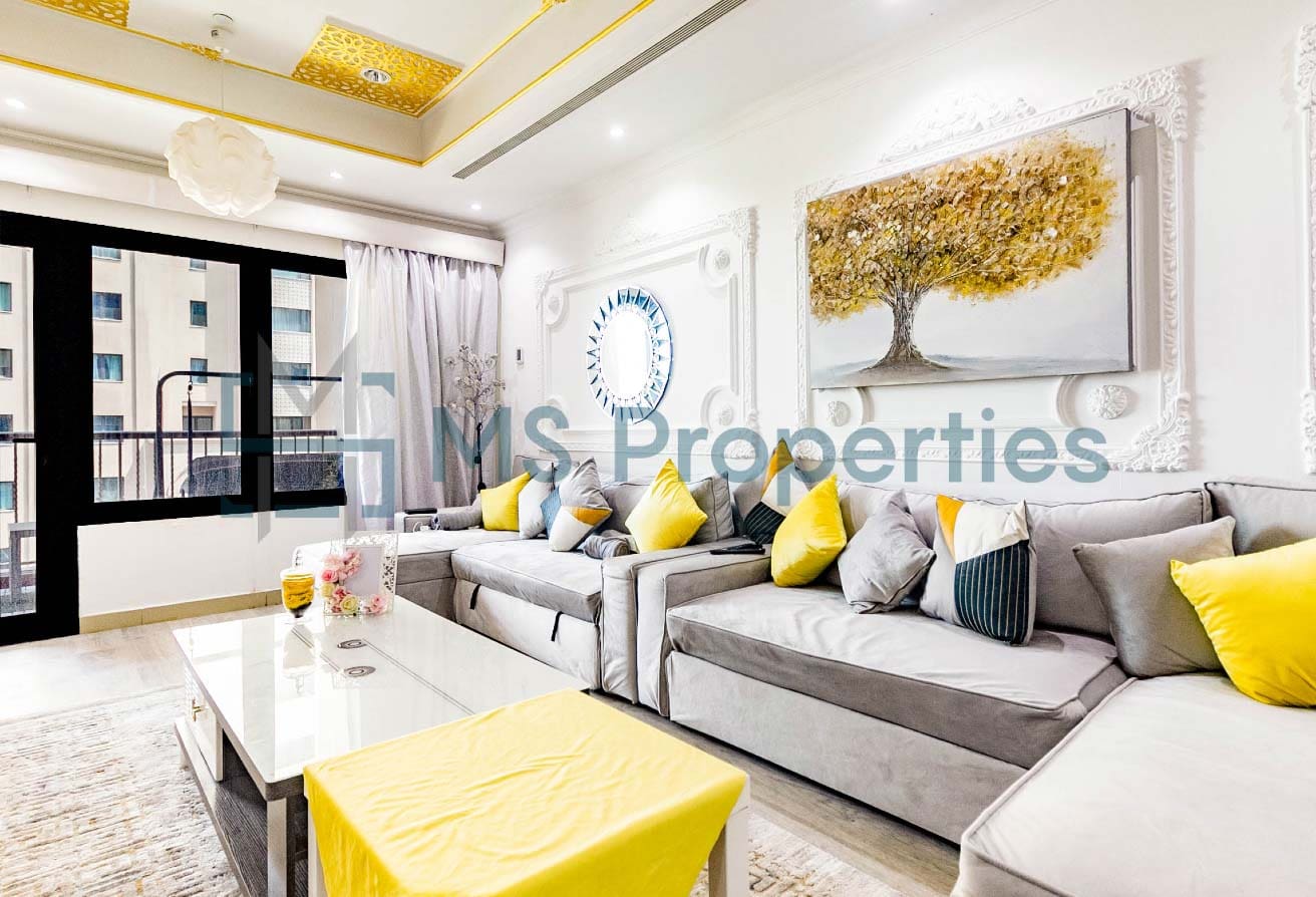 Luxurious 1BR + Office Flat with balcony For Sale