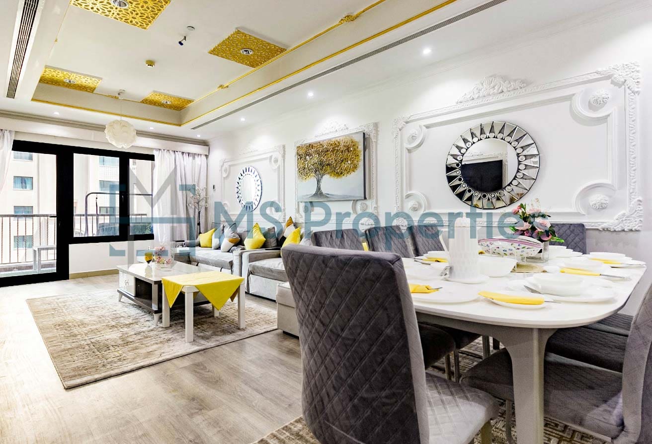 Luxurious 1BR + Office Flat with balcony For Sale