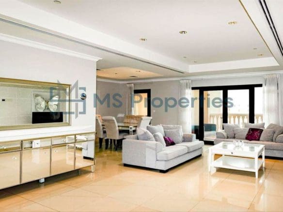 Sophisticated 2BHK Apartment with Great Balcony