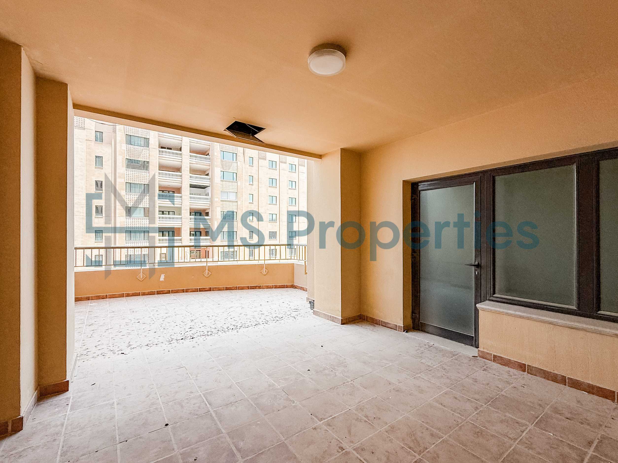Renovated 2BR+Office Apartment with Huge Balcony